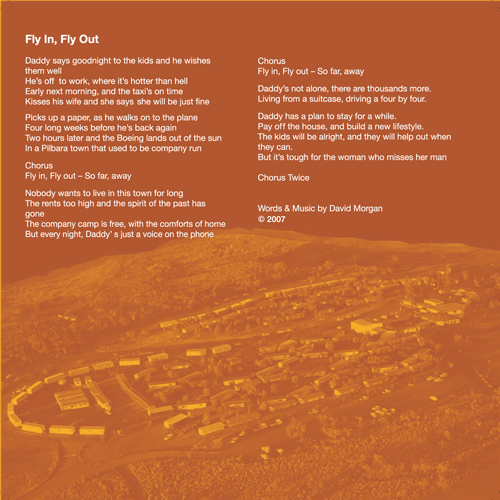 Fly In Fly Out lyric sheet