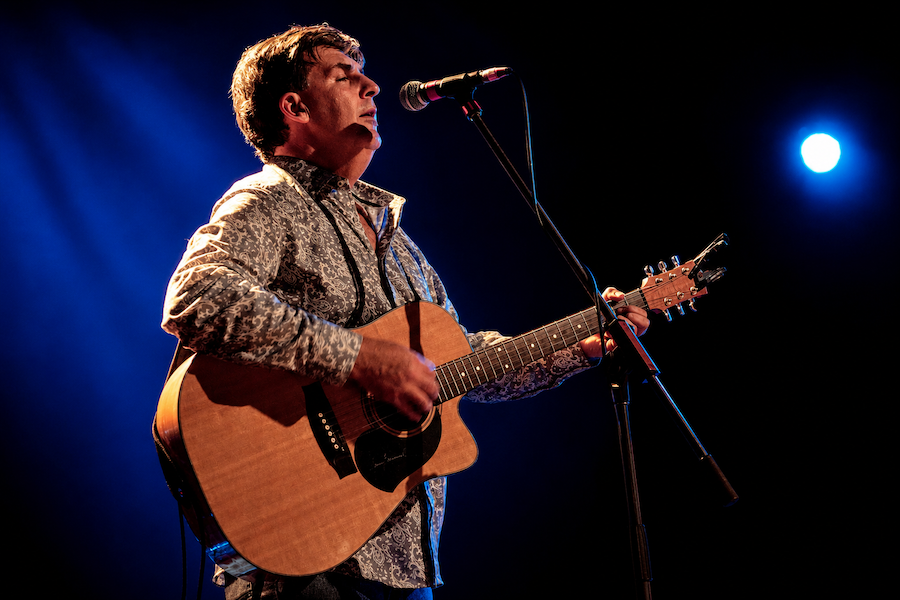 David Morgan playing guitar